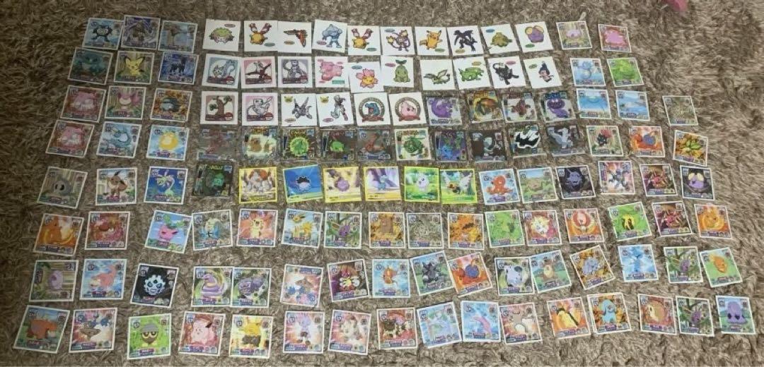 ポケモン　最強シール烈伝　シール　レア　色々　128枚　ケース付き　まとめ売り