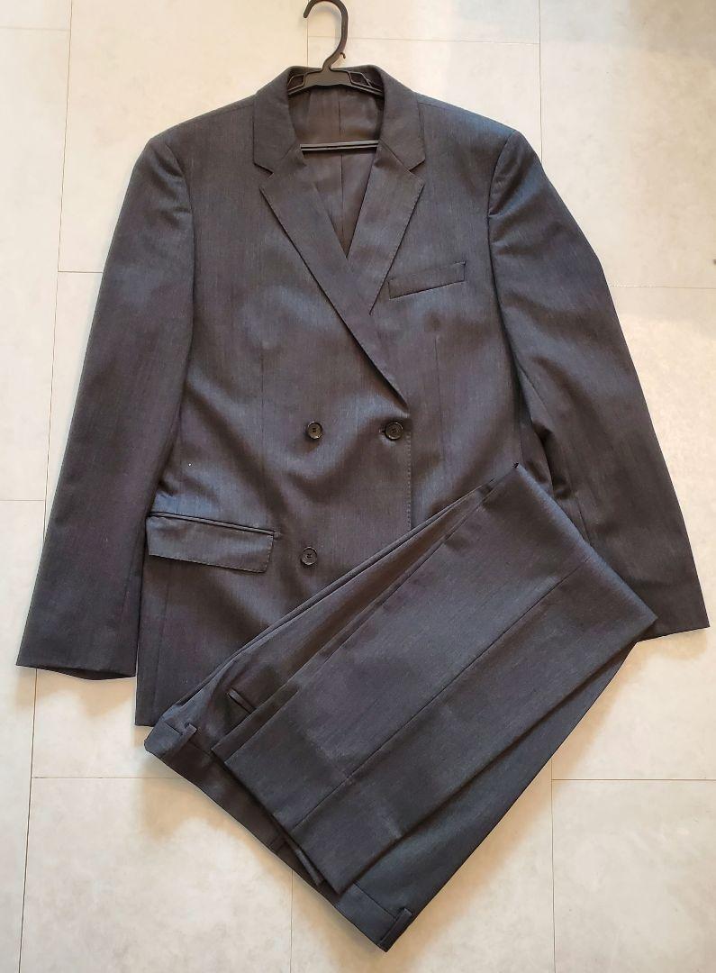HUGO BOSS　ダークグレー　セットアップスーツ　サイズ50
