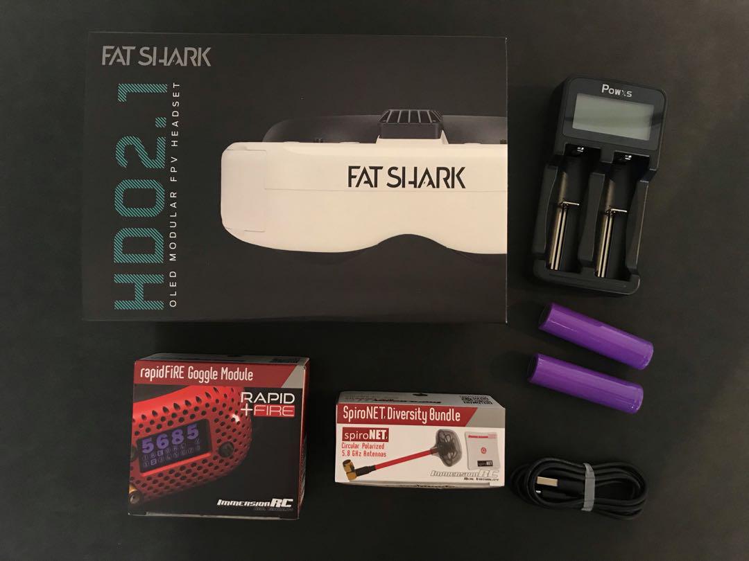 トイラジコン FatShark HDO2.1 + RAPID+FIRE