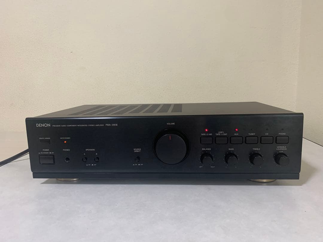 DENON プリメインアンプ　PMA-390Ⅱ　通電確認済