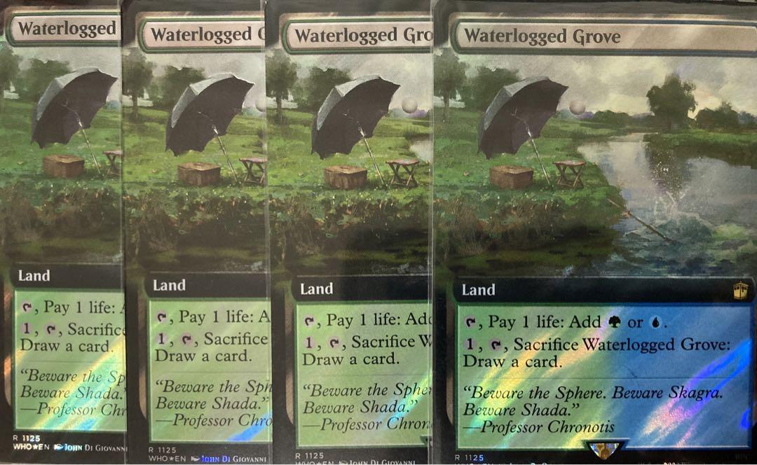 MTG　サージfoil英語　冠水樹林帯　ドクターフー　WHO