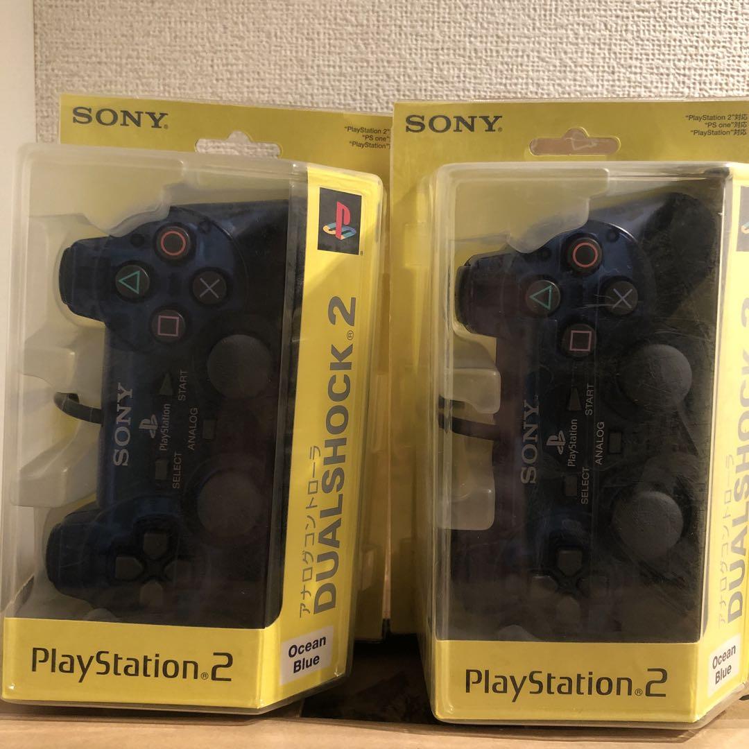 新品未使用未開封 プレステ２コントローラー マルチタップ付き