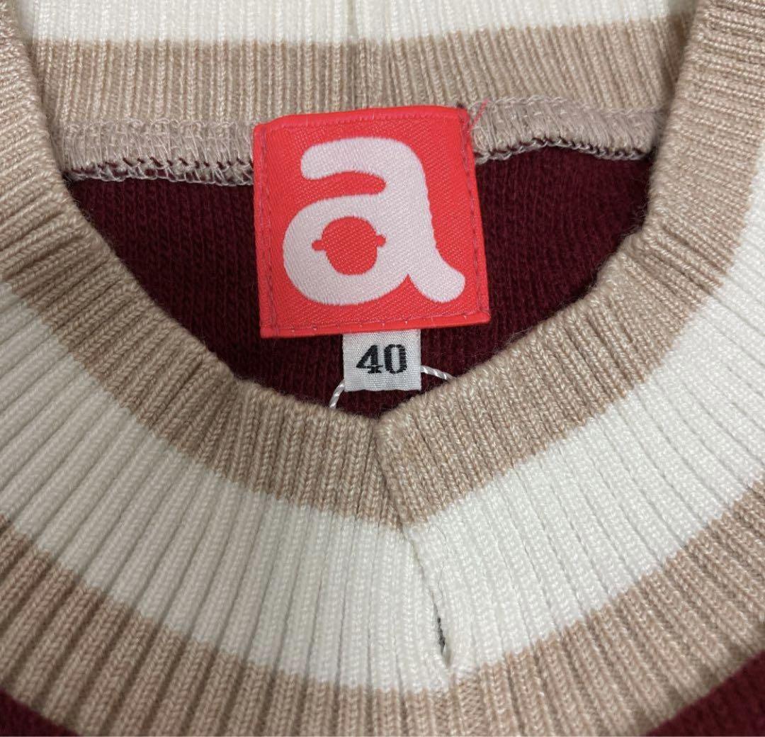 ❤️新品未使用❤️アルチビオ　レディースゴルフ　長袖ニット❤️レッド❤️サイズ40❤️