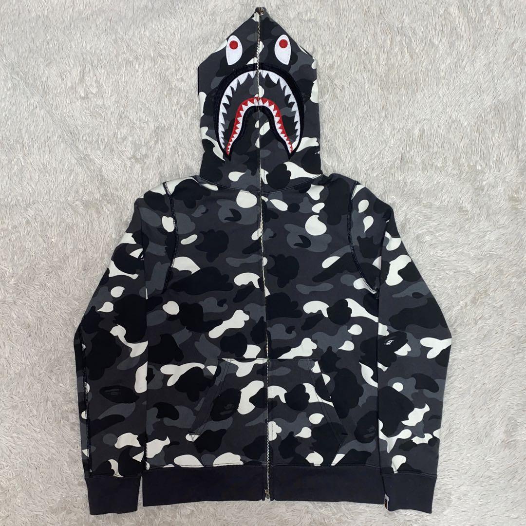 【極美品】CITY CAMO SHARK FULL ZIP HOODIE