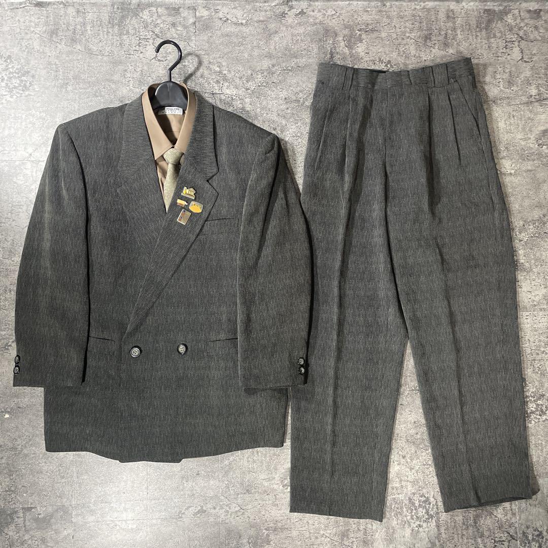 【雰囲気抜群】No.24 vintage セットアップ ダブルスーツ 高級感