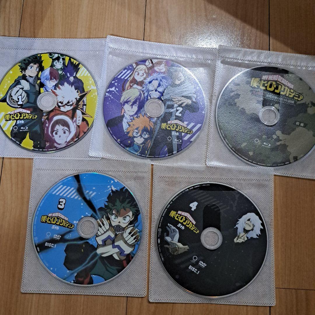 僕のヒーローアカデミア 5th blu-ray & DVD 全4巻セット