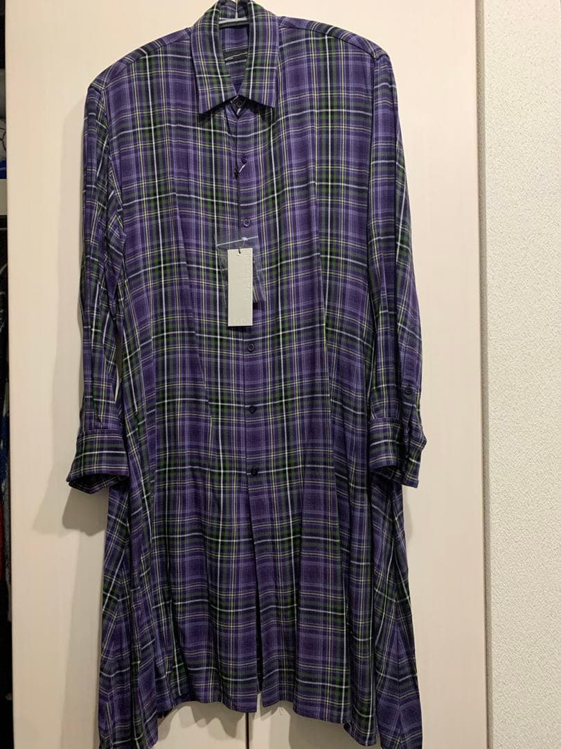 ラッドミュージシャン ロングチェックシャツ　21AW