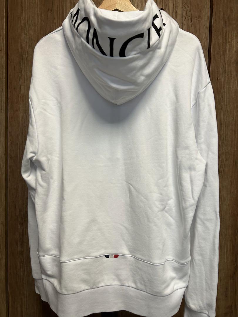 美品 MONCLER パーカー L ホワイト