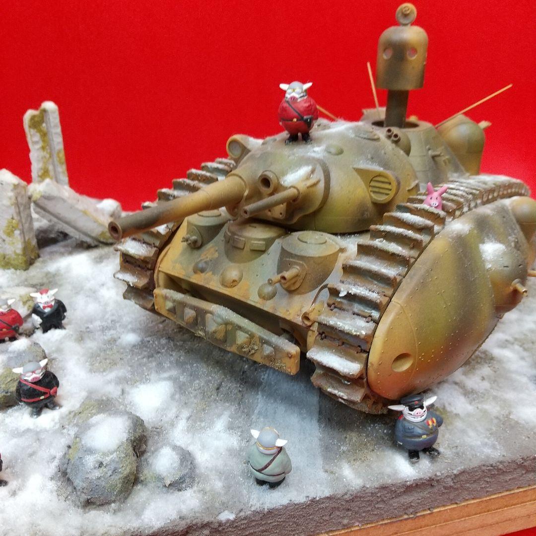 悪役1号  ジブリ  戦車   プラモデル   ジオラマ