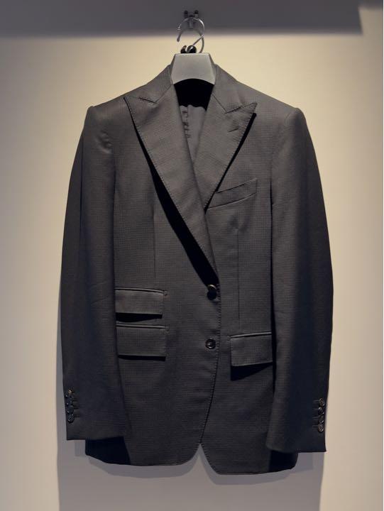 Dormeuil マイクロチェック 3Pスーツ