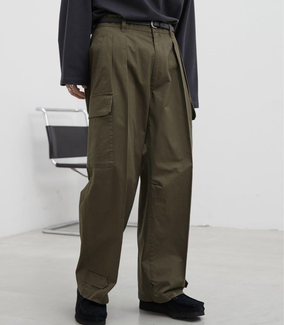 SEMI WIDE STRAIGHT TUCK CARGO wym オリーブ