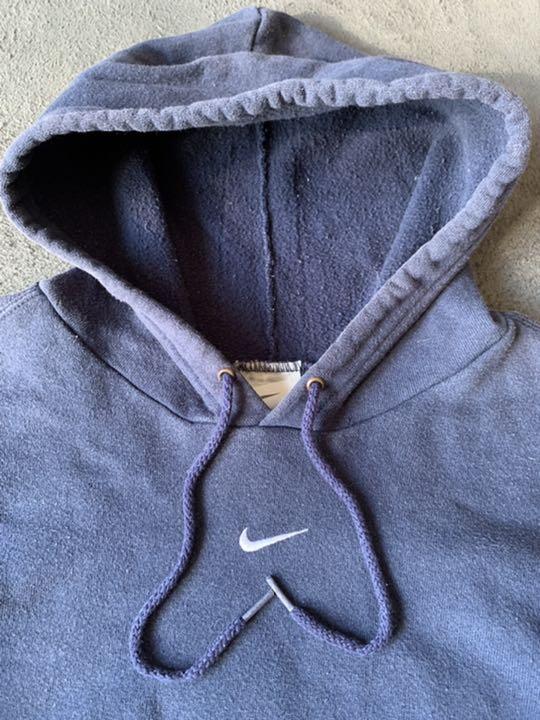 90s L NIKE センターロゴ ビンテージ パーカー トラビススコット