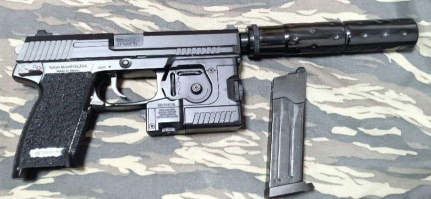 東京マルイ Mk23 消音・ステップリング加工