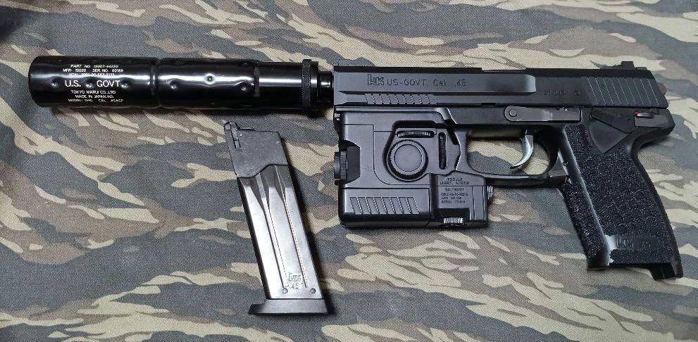 東京マルイ Mk23 消音・ステップリング加工