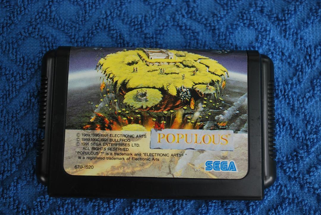 メガドライブソフト中古動作品「ポピュラス」の出品です。
