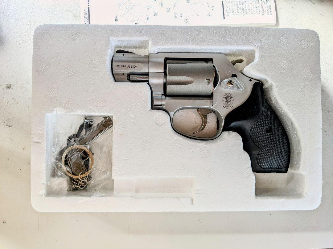 【Smith & Wesson M360】モデルガン　シルバー　タナカ