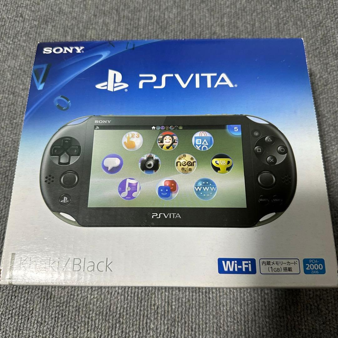 PSVita PCH-2000 Wi-Fiモデル カーキ/ブラック　ほぼ新品