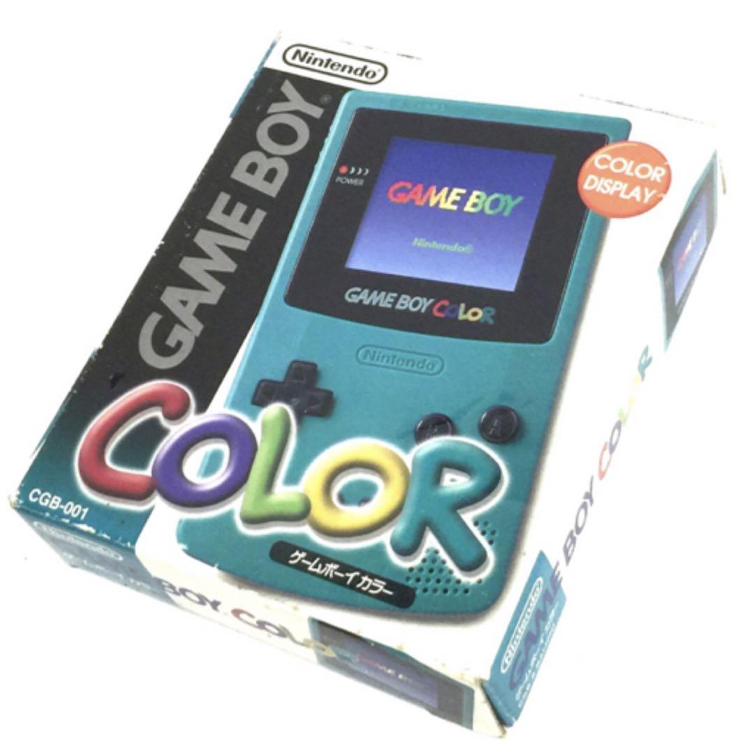 Nintendo ゲームボーイカラー ブルー【箱、アダプター付き】