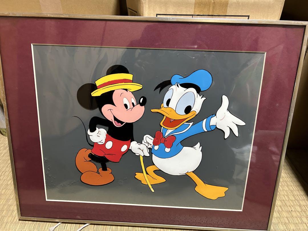 ディズニー　セル画　ドナルドダック　ミッキーマウス
