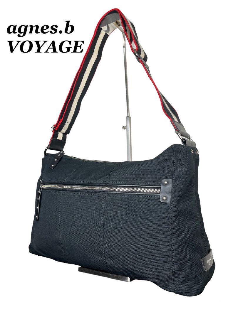 美品★agnes b. VOYAGE アニエスベー　キャンバス ショルダーバッグ