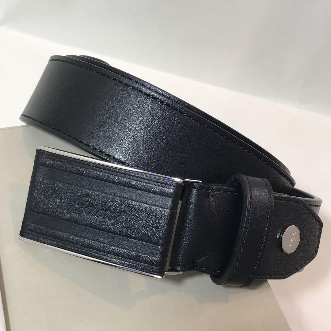 Brioni ブリオー二 メンズ ベルト レザー 革ベルト　110 ビジネス　黒