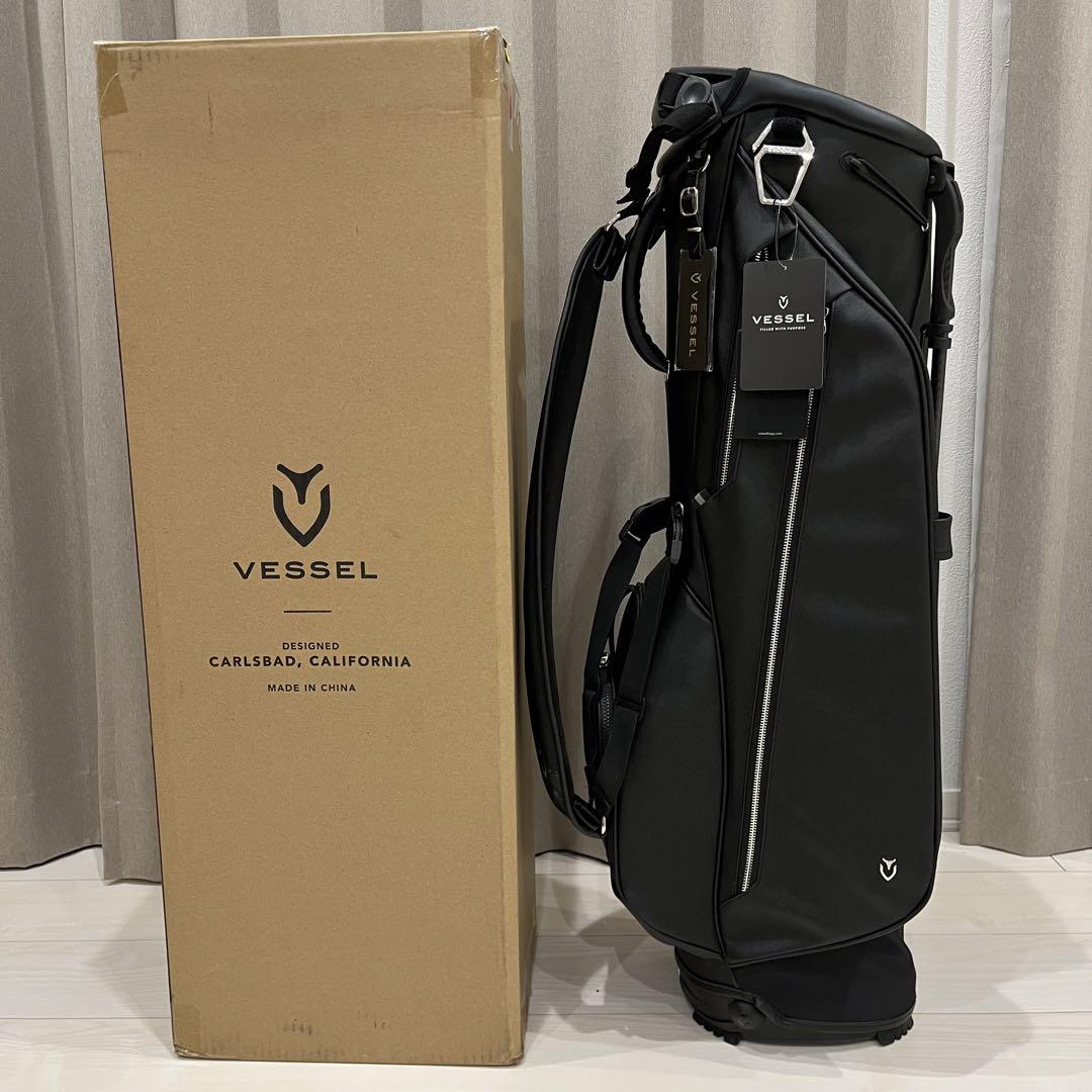新品未使用　VESSEL キャディバッグ　VLS LUX ブラック