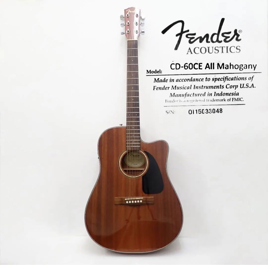 その他 Fender Acoustics CD-60CE All Mahogany