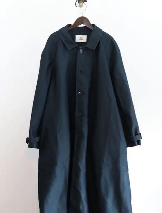 ステンカラーコート outil MANTEAU UZES  BLACK INDIGO size2